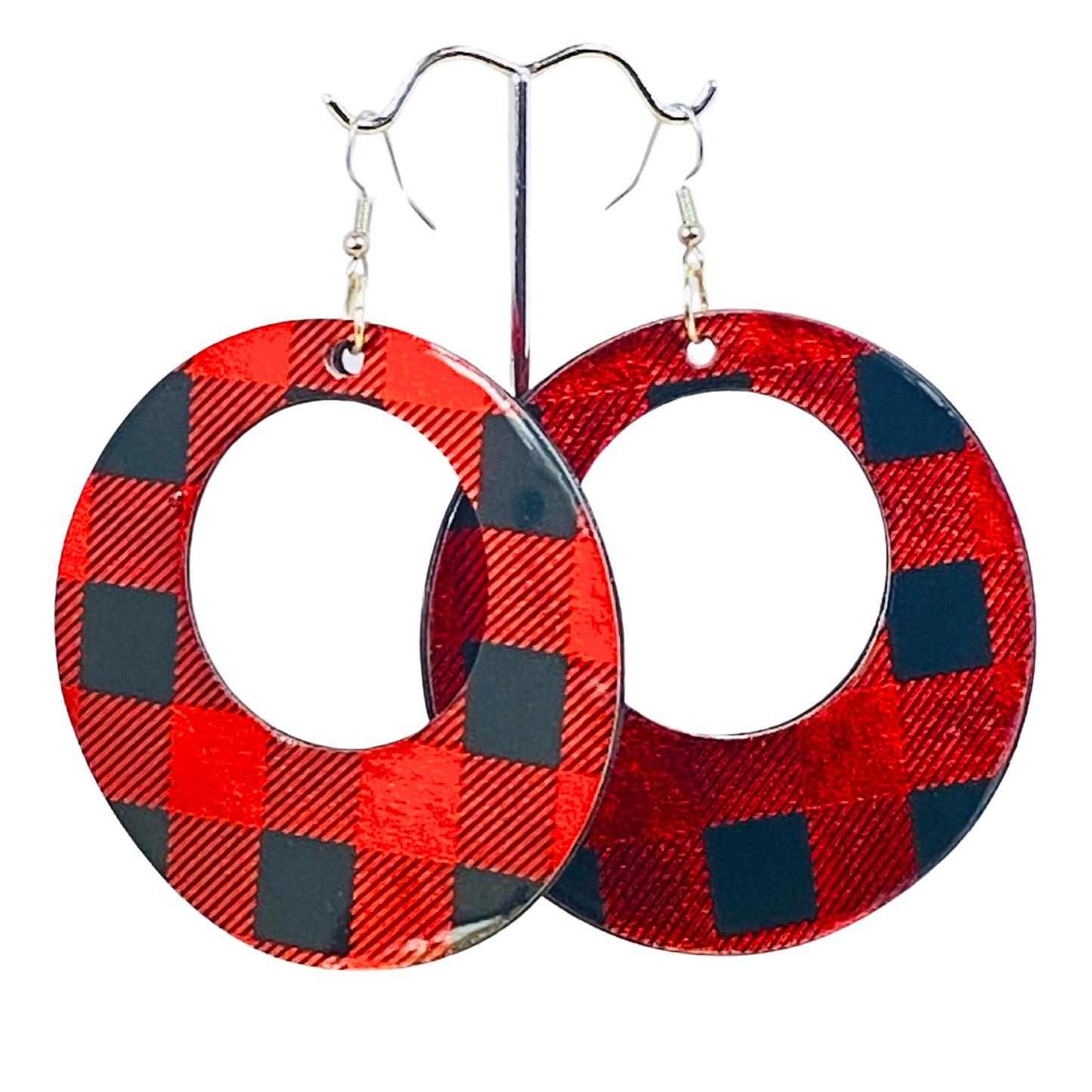 Buffalo Plaid Hoops