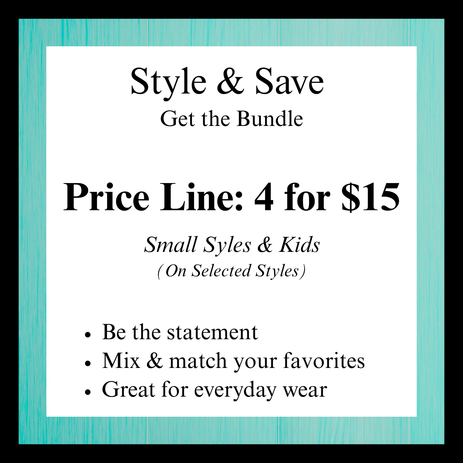 Style & Save
